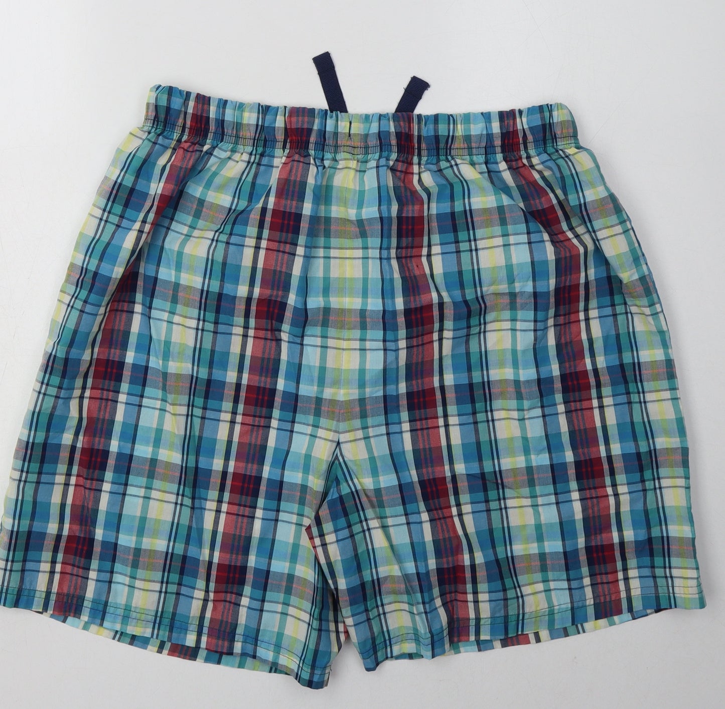 George Mens Multicoloured Check Polyester  Sleep Shorts Size L  Tie