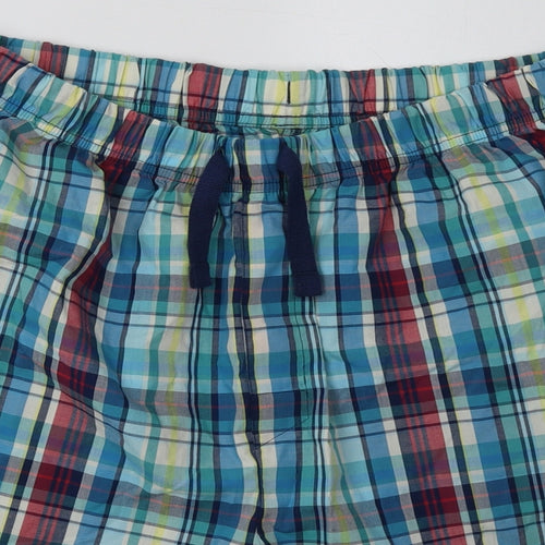 George Mens Multicoloured Check Polyester  Sleep Shorts Size L  Tie