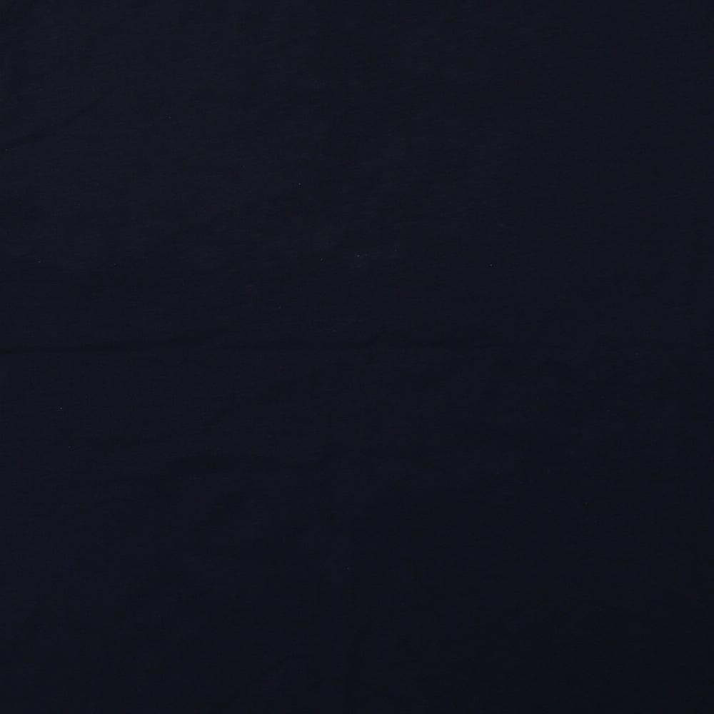 George Mens Blue  Cotton  T-Shirt Size L Crew Neck