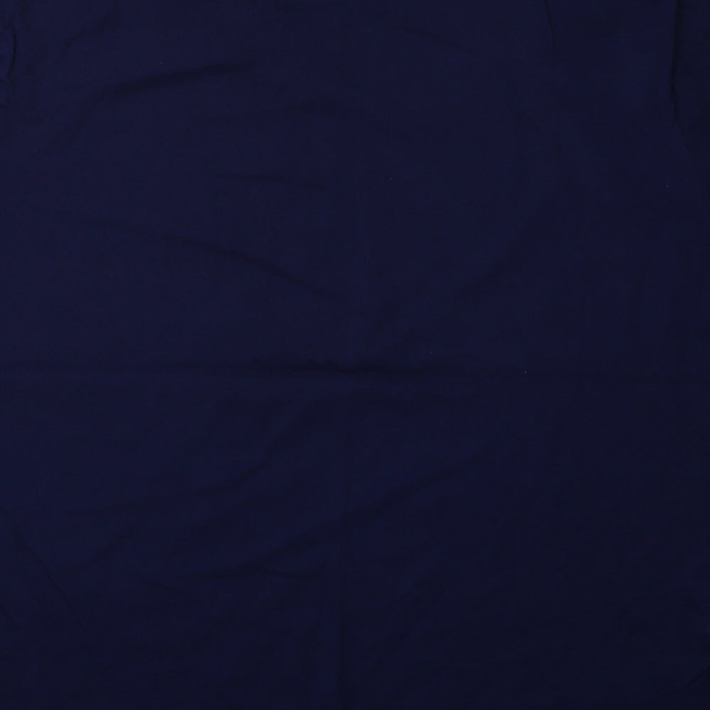 George Mens Blue  Cotton  T-Shirt Size XL Crew Neck