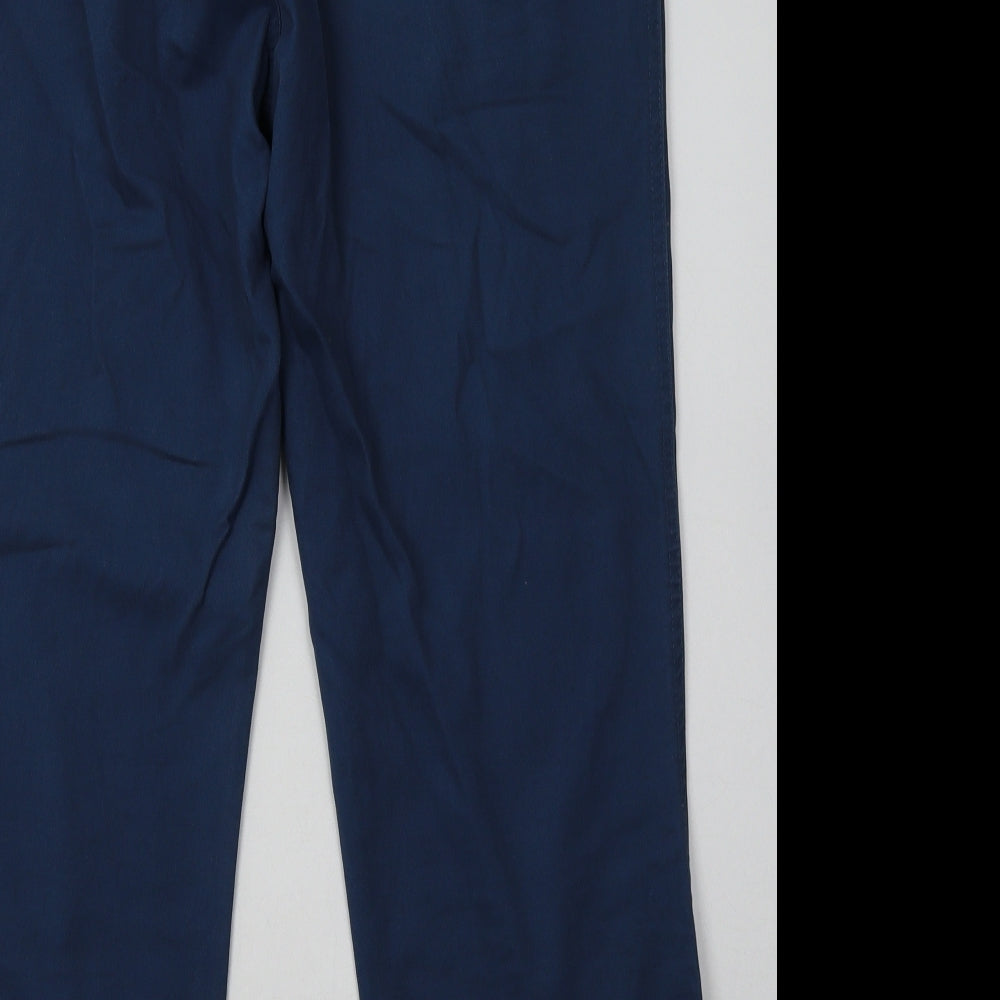 Cotton Traders Mens Blue  Cotton Trousers  Size 36 L30 in Regular Button - Short