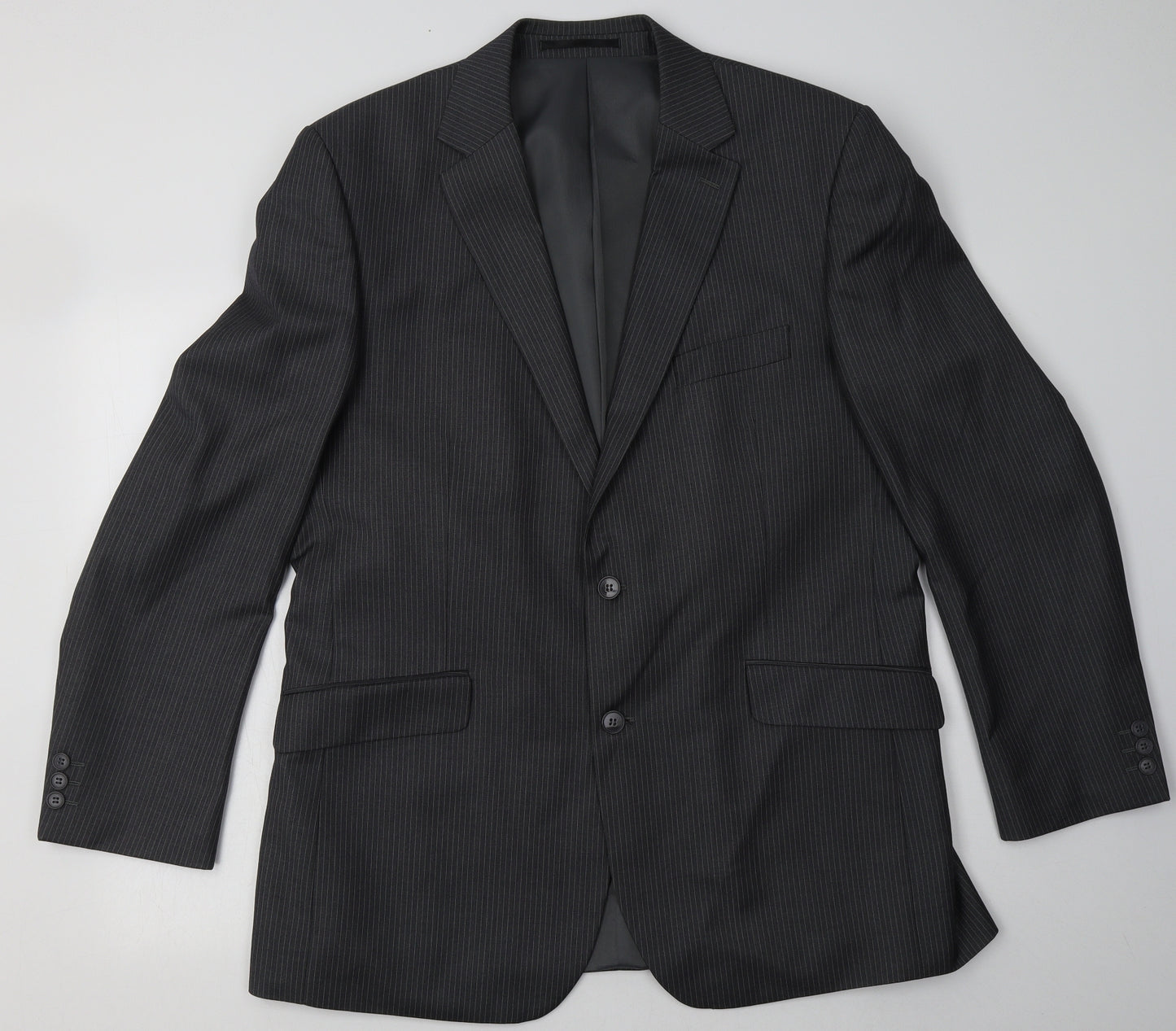 karl jackson Mens Grey   Jacket Blazer Size 44  Button