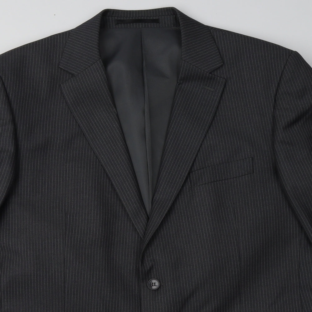 karl jackson Mens Grey   Jacket Blazer Size 44  Button