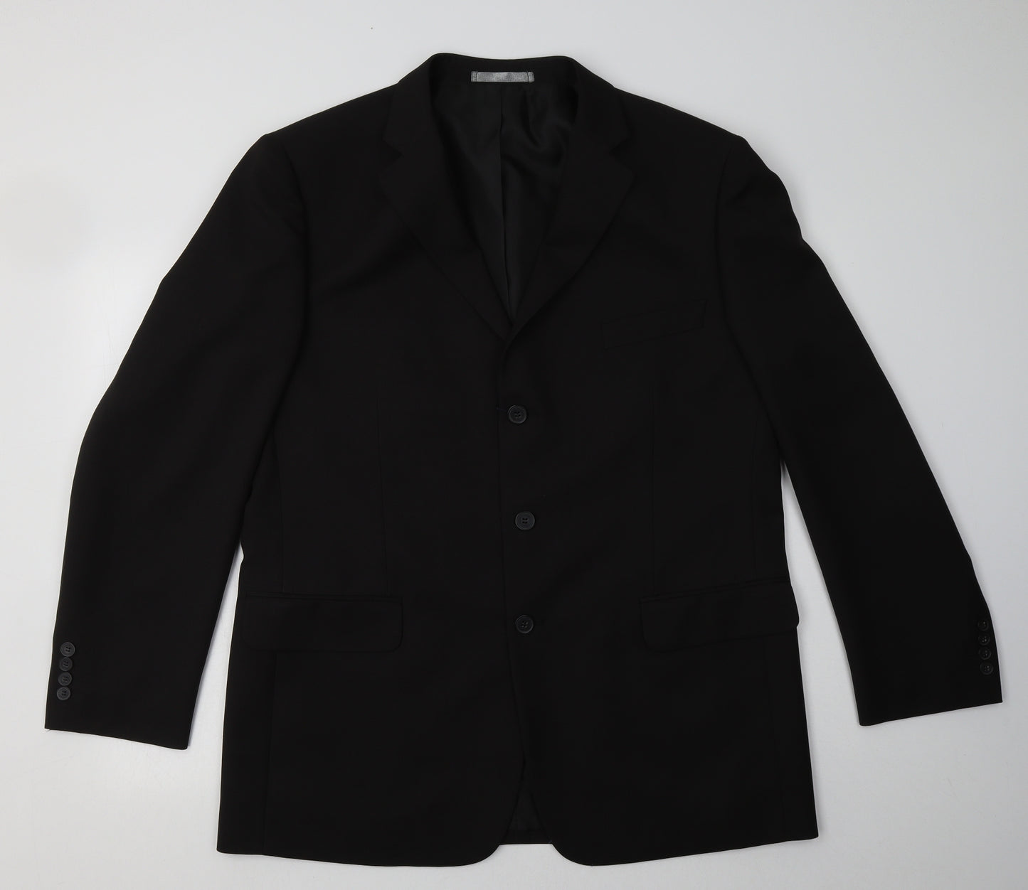 Matalan Mens Black  Polyester Jacket Blazer Size 44