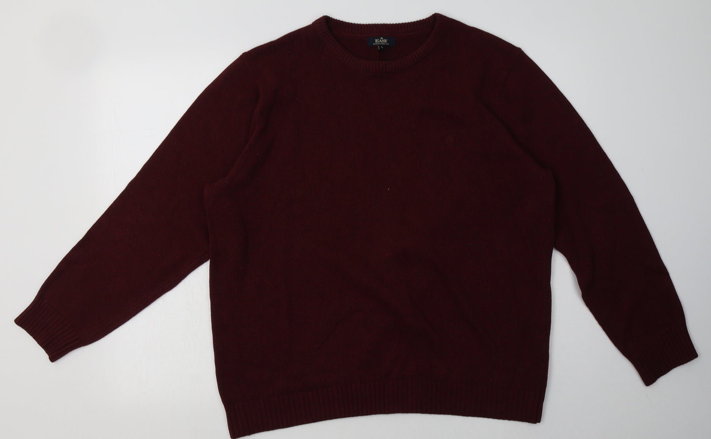 Matalan Mens Red  Cotton Pullover Sweatshirt Size L