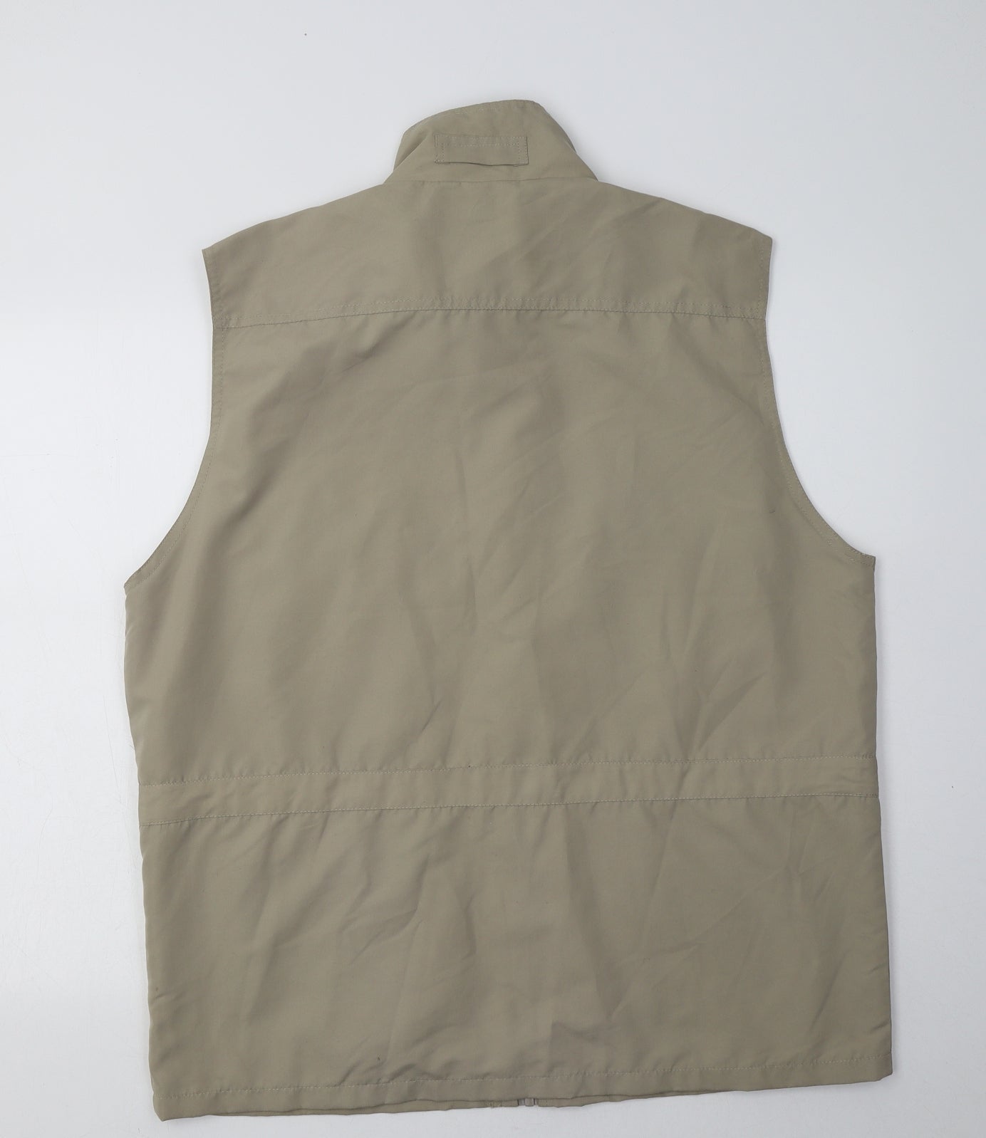 Champion Mens Beige   Gilet Jacket Size L  Zip