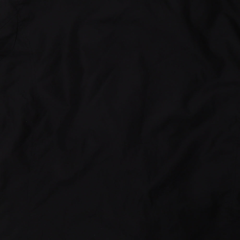 Marks and Spencer Mens Black   Overcoat Coat Size XL  Zip