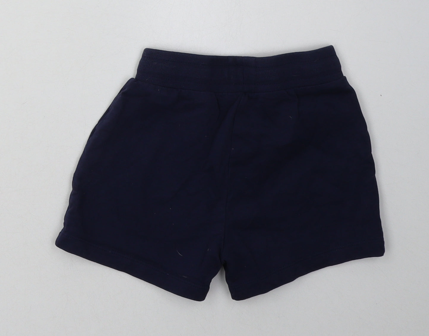 George Girls Purple  Cotton Sweat Shorts Size 4-5 Years  Regular Tie