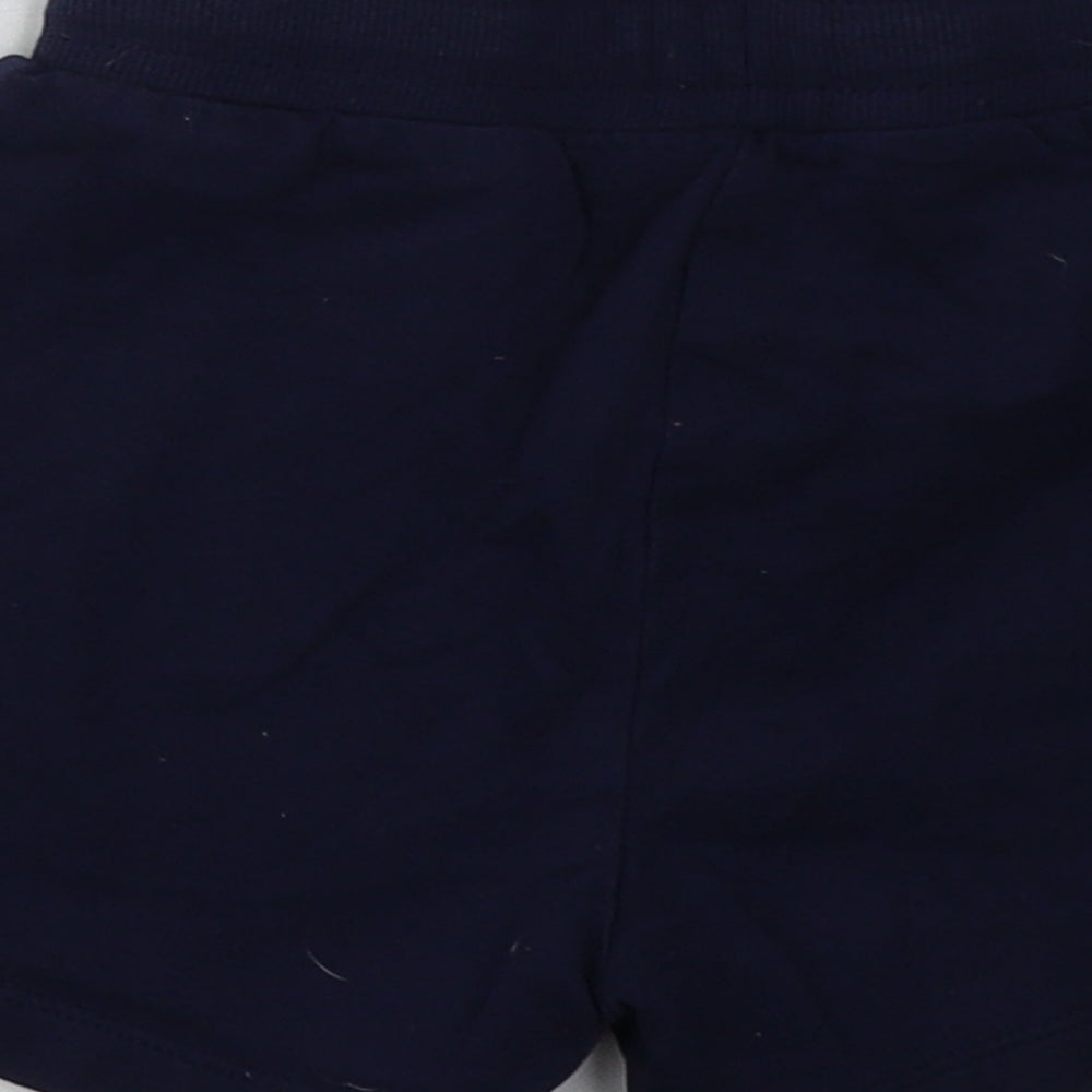 George Girls Purple  Cotton Sweat Shorts Size 4-5 Years  Regular Tie