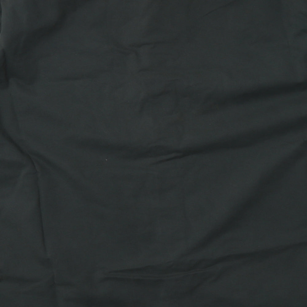 George Mens Green  Cotton  Button-Up Size XL Collared Button