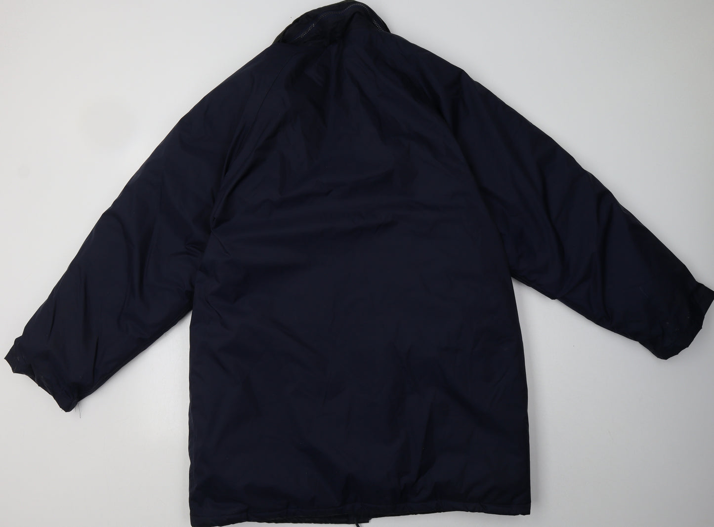 fortress Mens Blue   Overcoat Coat Size XL  Zip