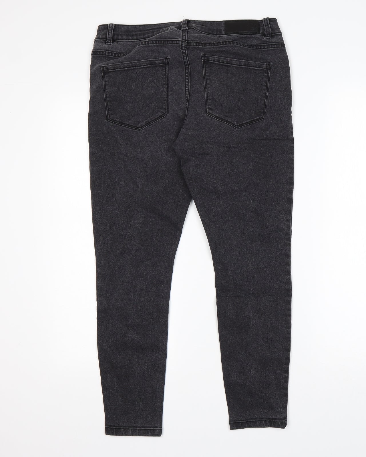 Vera Moda Womens Black  Cotton Skinny Jeans Size L L25 in Regular