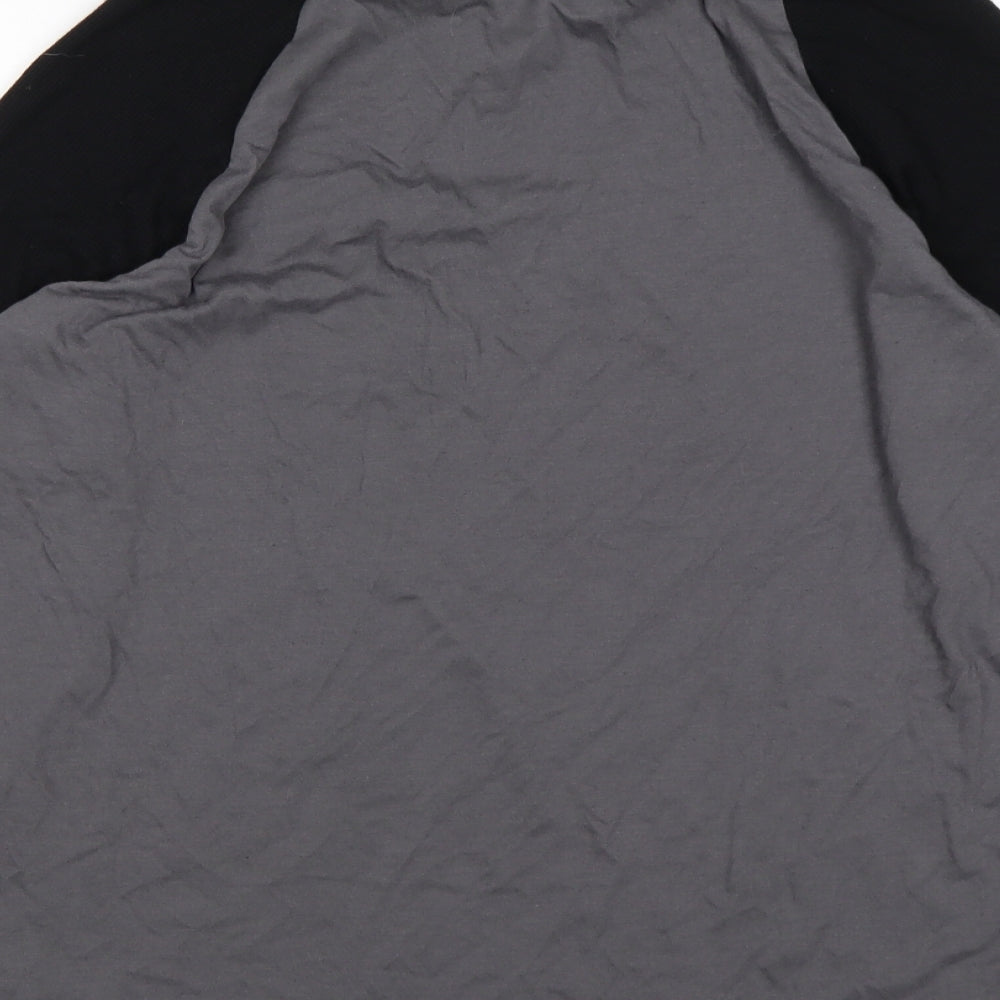 Peacocks Mens Multicoloured  Polyester  T-Shirt Size M Round Neck