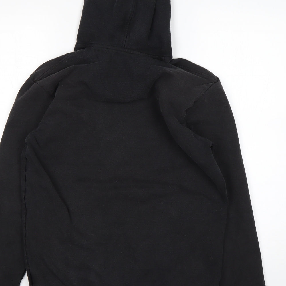 Patagonia Mens Black  Cotton Pullover Hoodie Size S