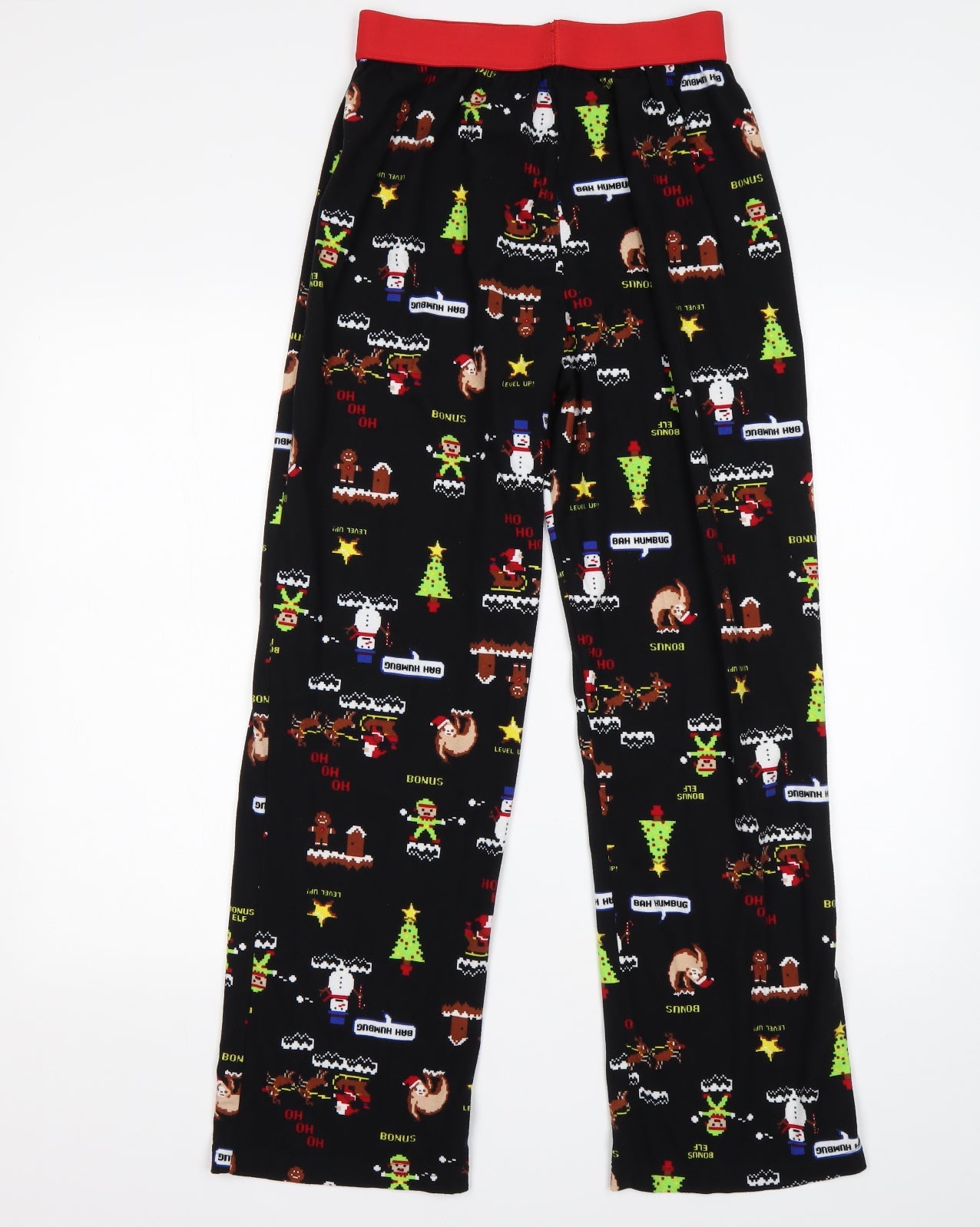 Peacocks Mens Multicoloured  Cotton  Pyjama Pants Size S   - Christmas