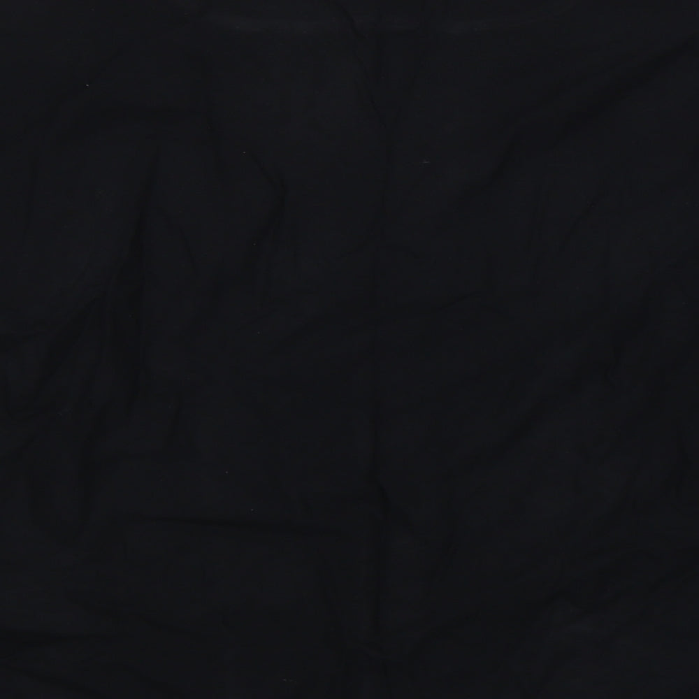 Atmosphere Womens Black  Viscose Basic T-Shirt Size 14 Round Neck