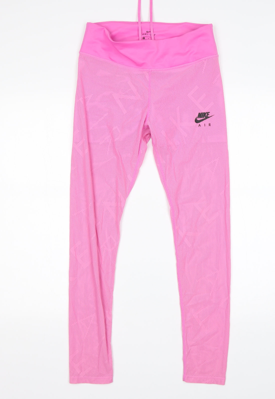Nike Womens Pink  Polyester Compression Leggings Size M L27 in Regular