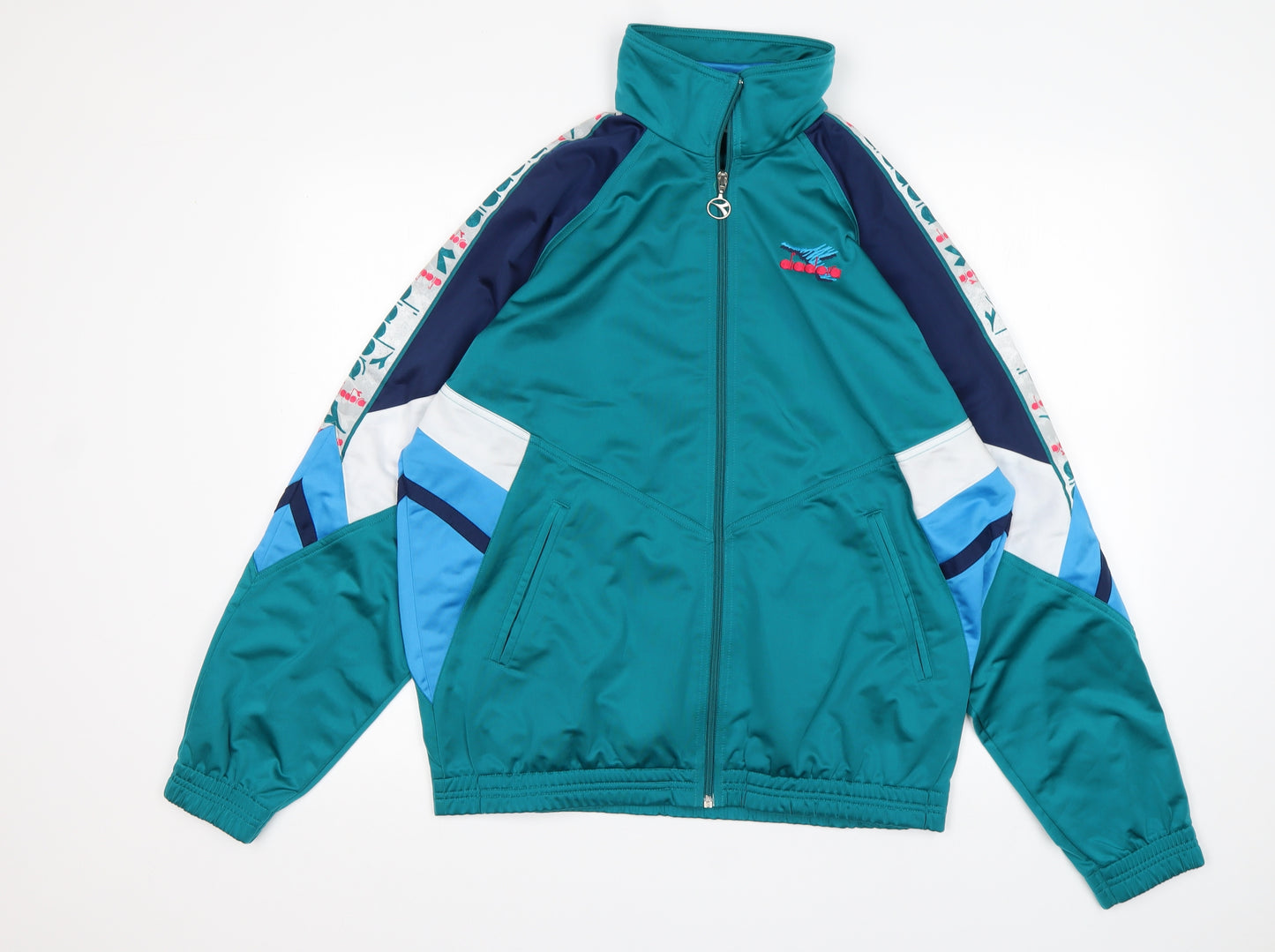 Diadora Mens Multicoloured   Windbreaker Jacket Size L