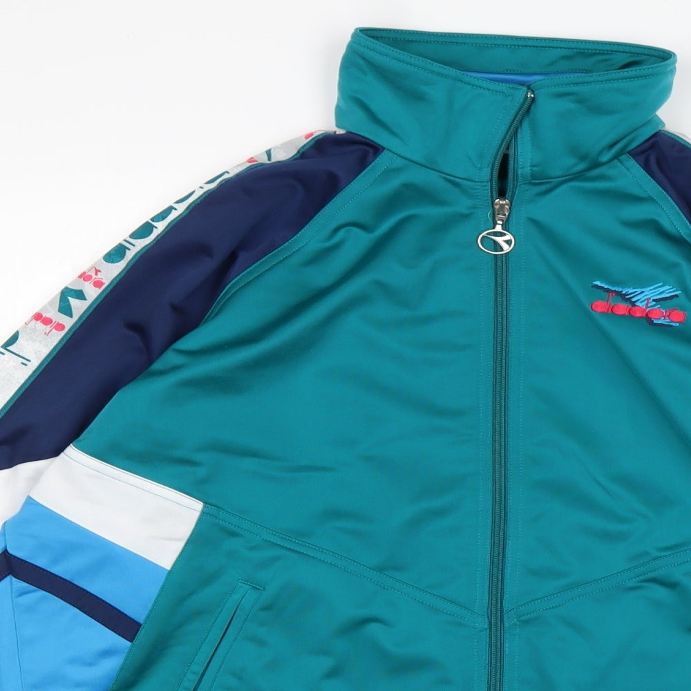 Diadora Mens Multicoloured   Windbreaker Jacket Size L