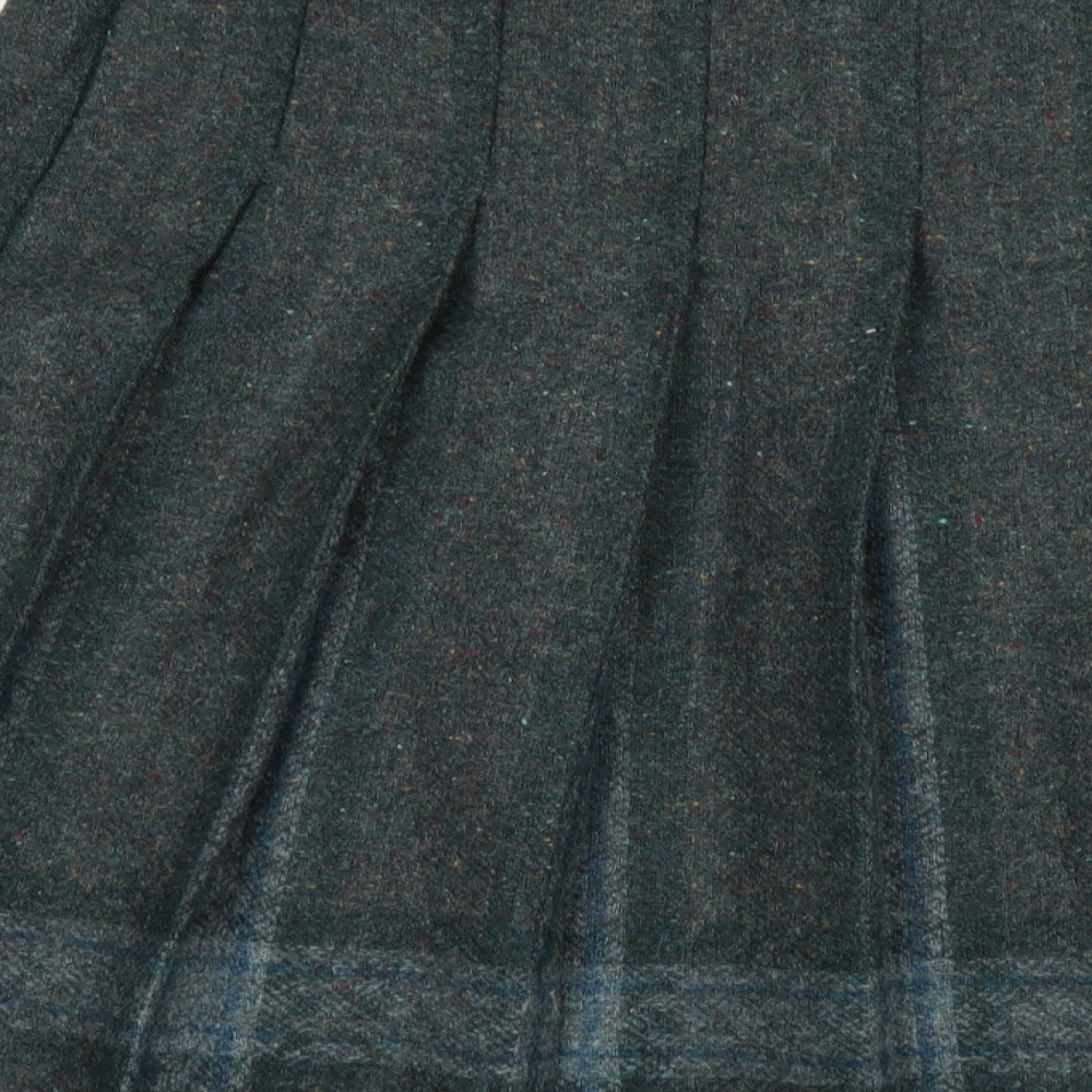 Eastex Womens Multicoloured Plaid Wool A-Line Skirt Size 16