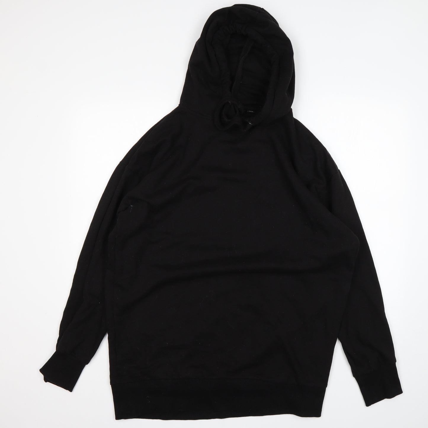 Goldigga Womens Black  Polyester Pullover Hoodie Size 14