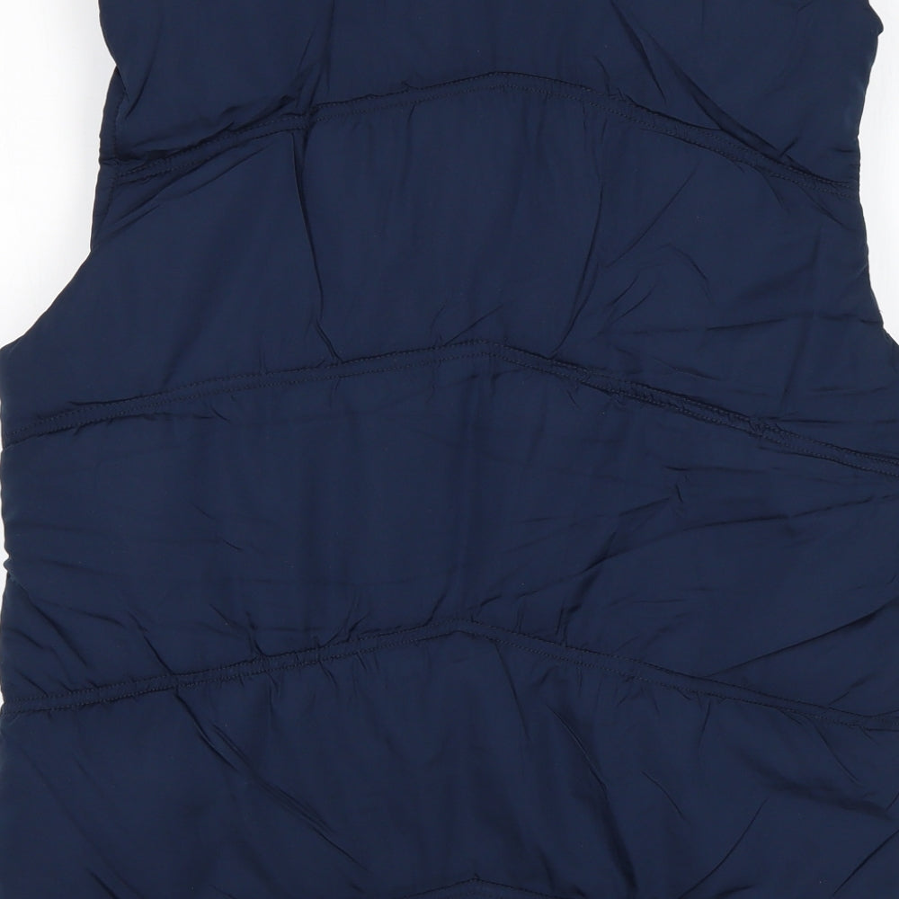 Henleys Mens Blue   Gilet Coat Size S