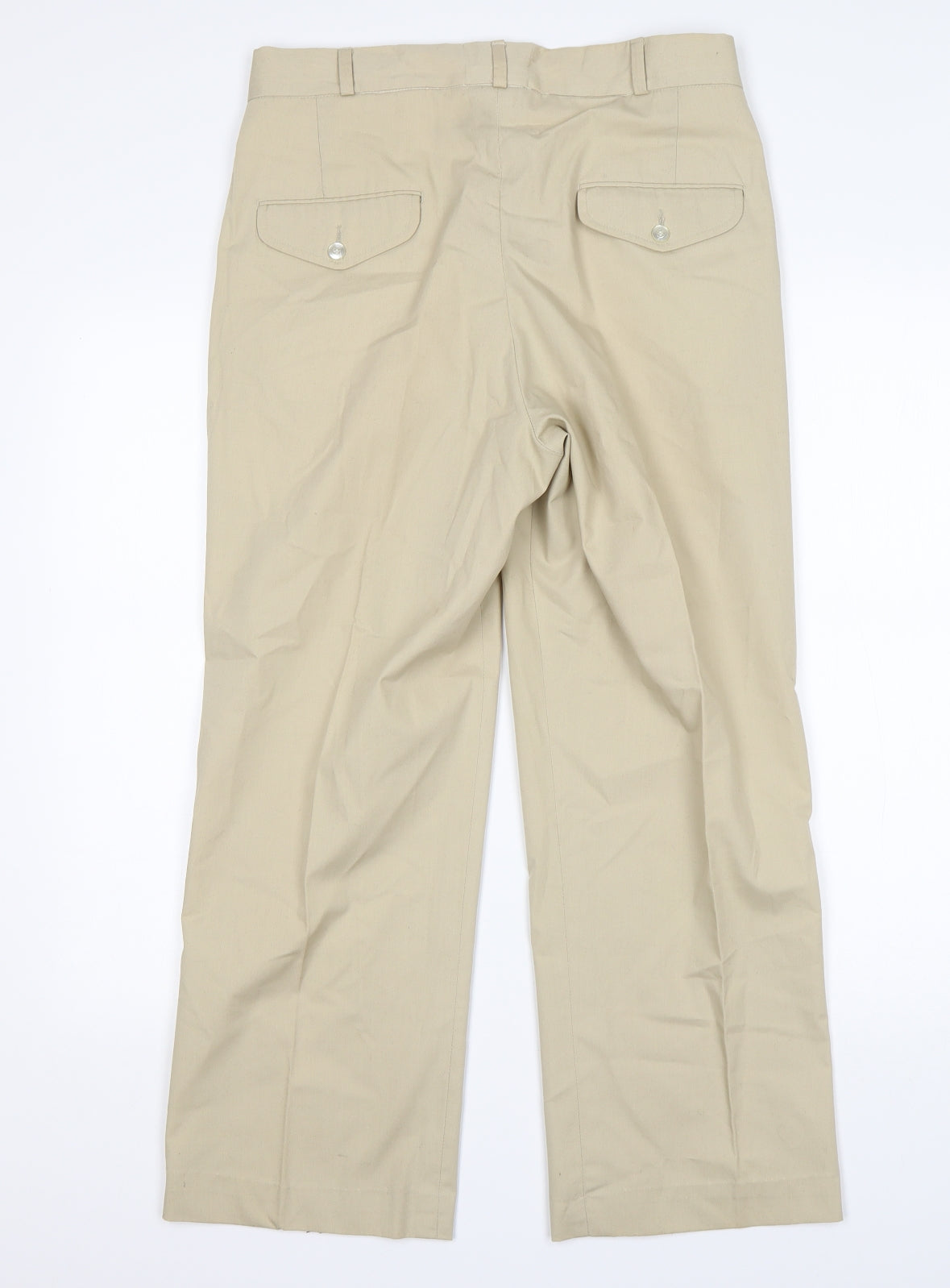 L.L Bean Womens Beige   Chino Trousers Size 32 in L28 in Regular