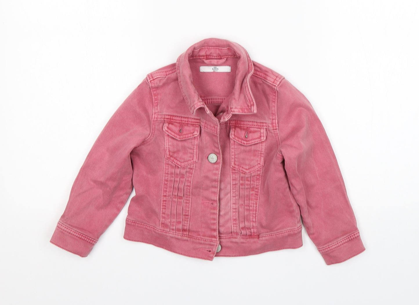 M&S Girls Pink   Jacket  Size 3-4 Years