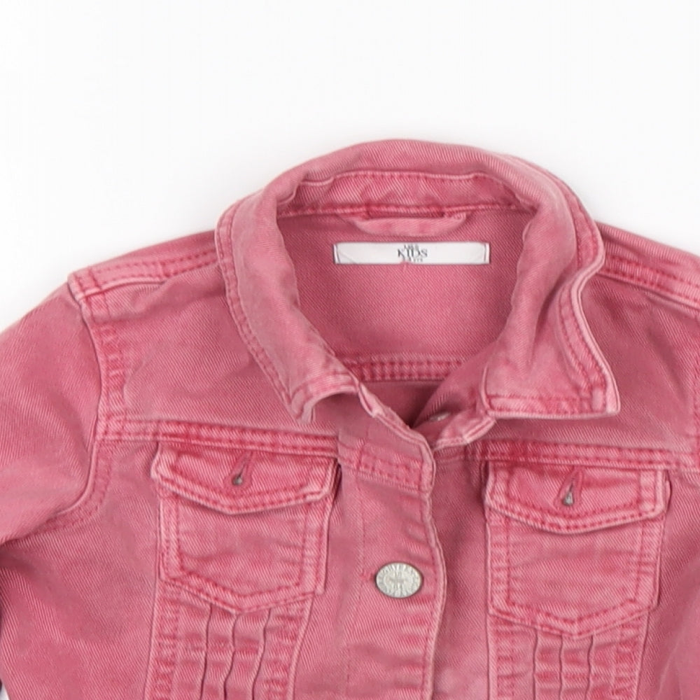 M&S Girls Pink   Jacket  Size 3-4 Years