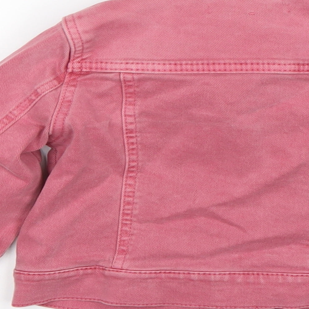 M&S Girls Pink   Jacket  Size 3-4 Years