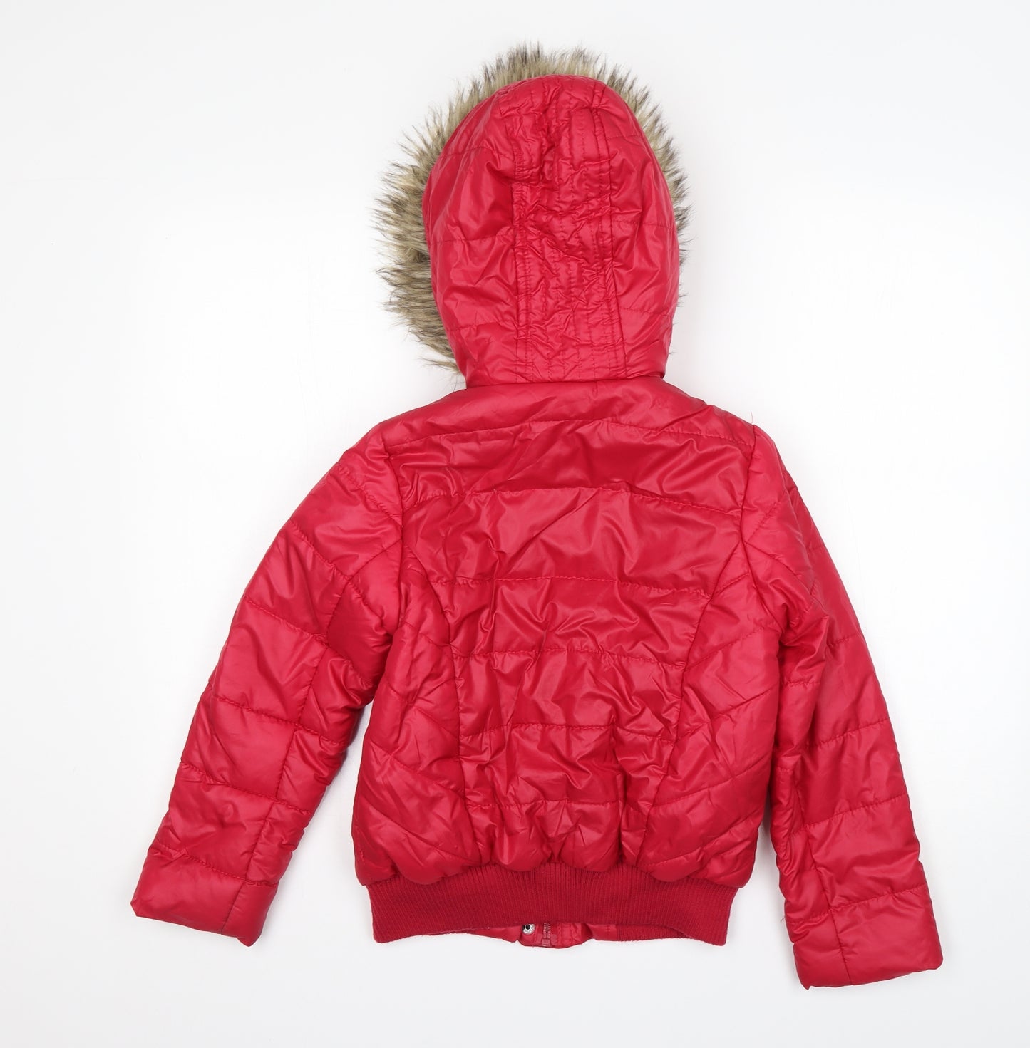 Young Dimension Girls Red   Rain Coat Coat Size 9-10 Years