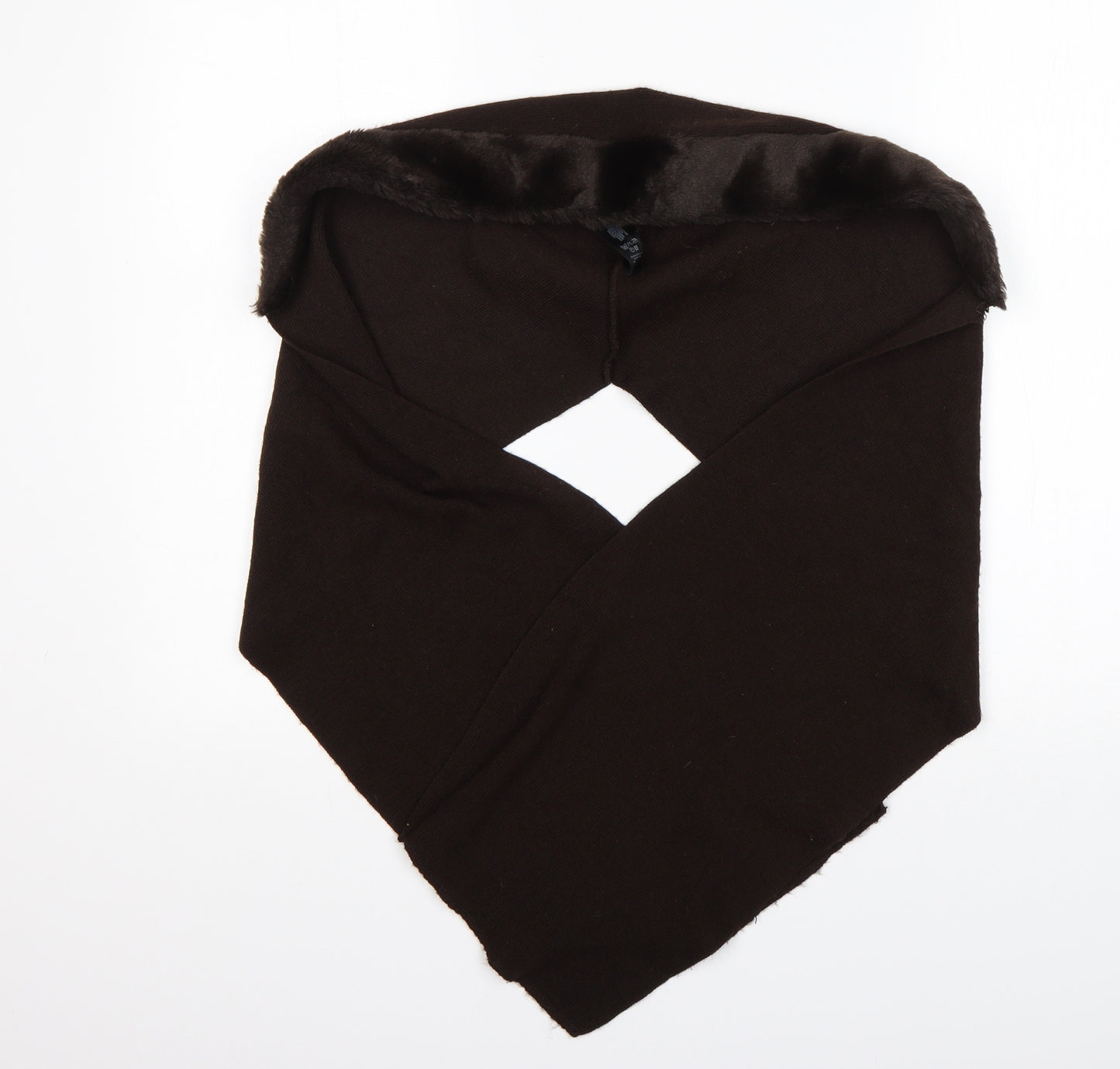 M&S Womens Brown  Acrylic  Shawl/Wrap