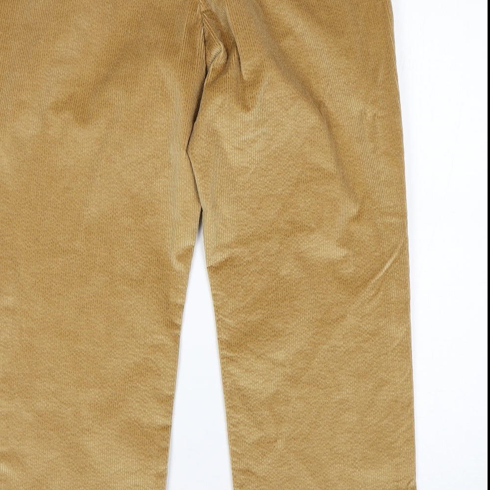 Blue Harbour Mens Beige  Cotton Chino Trousers Size 36 L29 in Regular