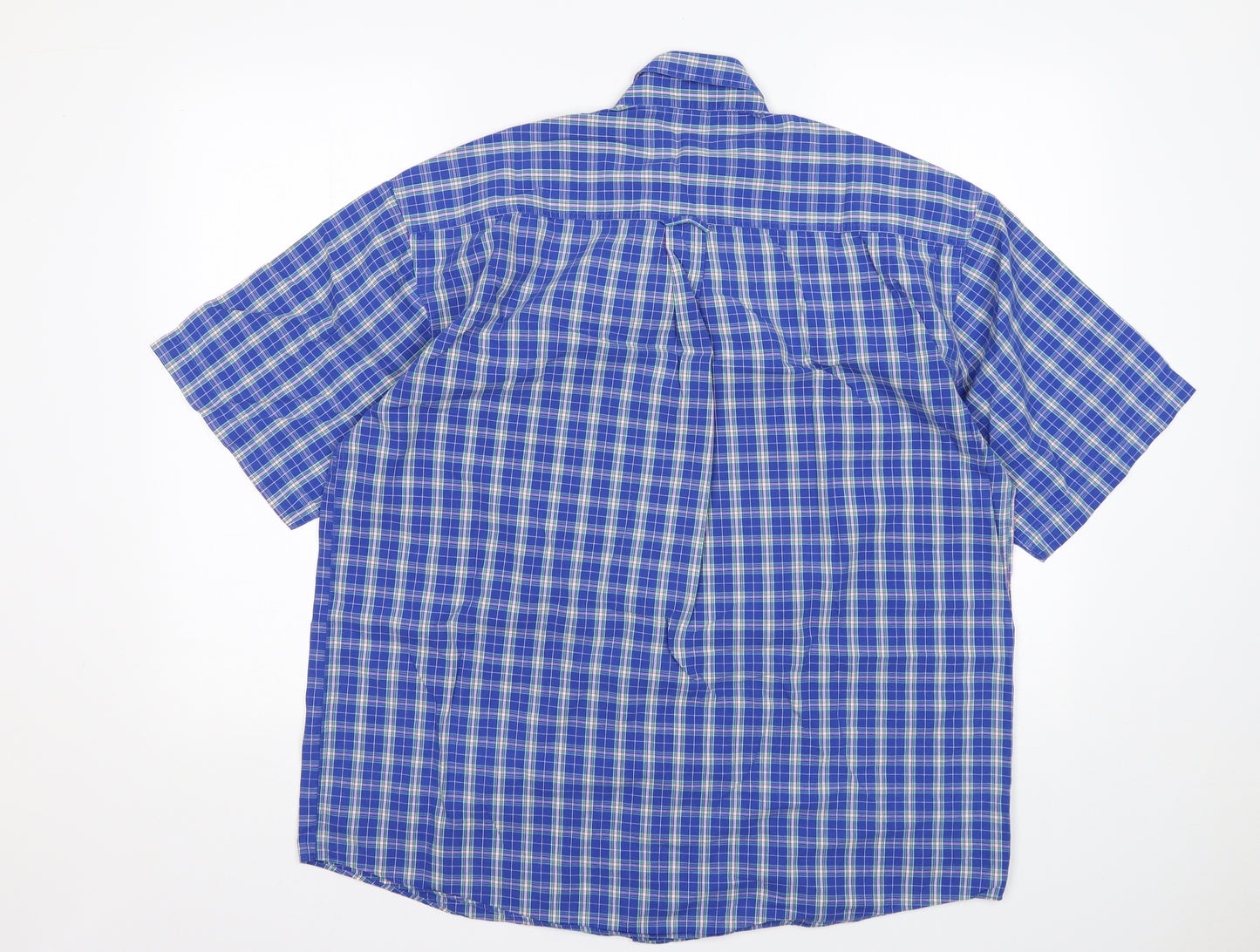 Living Mens Multicoloured Check Cotton  Button-Up Size M Collared