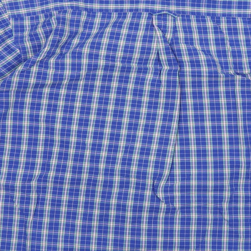 Living Mens Multicoloured Check Cotton  Button-Up Size M Collared
