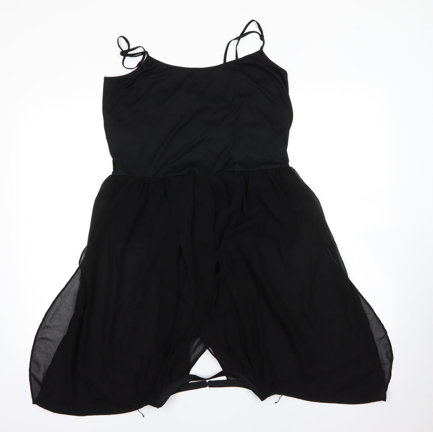 Coast Womens Black  Polyester Playsuit One-Piece Size 16