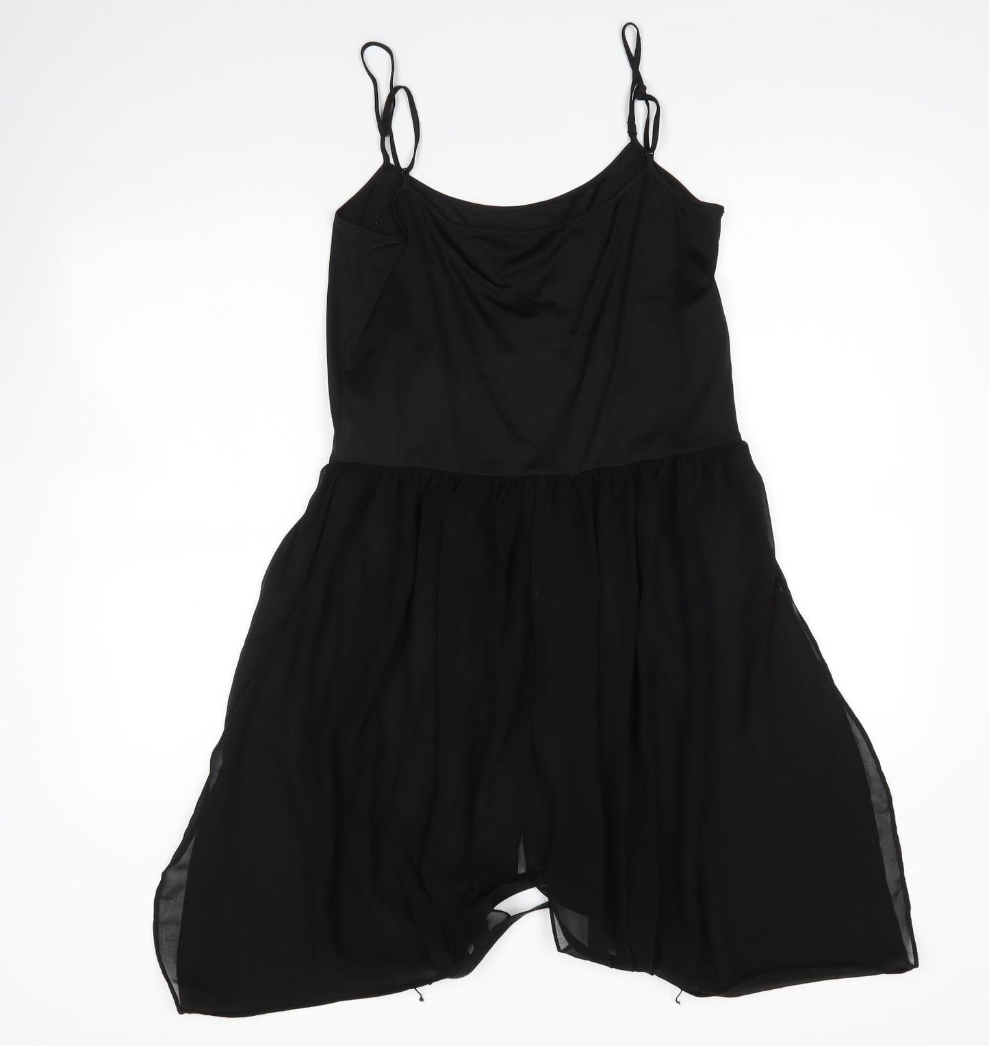Coast Womens Black  Polyester Playsuit One-Piece Size 16