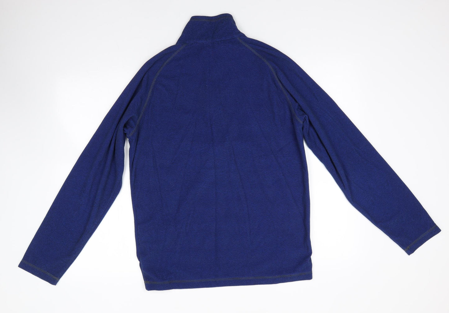 Regatta Mens Blue High Neck  Polyester Pullover Jumper Size M