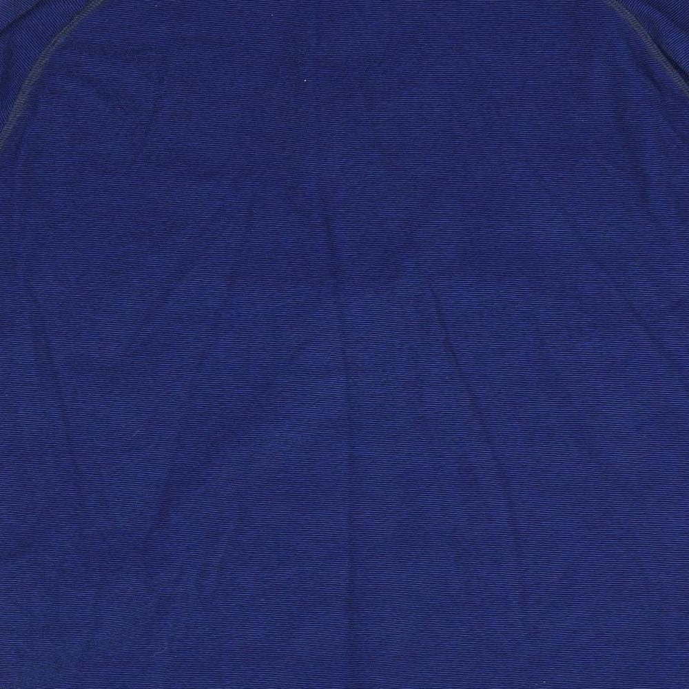 Regatta Mens Blue High Neck  Polyester Pullover Jumper Size M