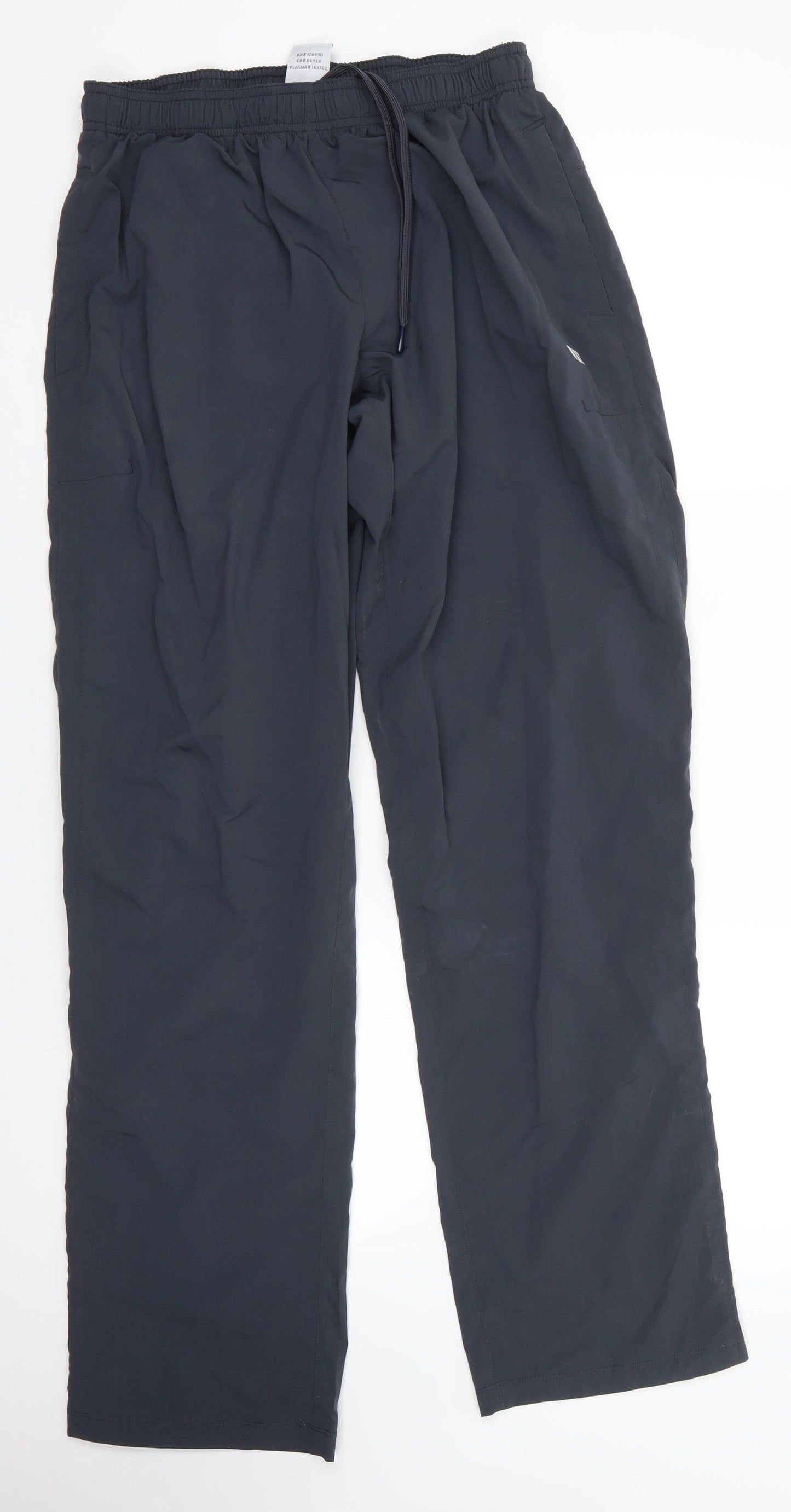Wilson Mens Grey  Polyester Jogger Trousers Size L L32 in Regular