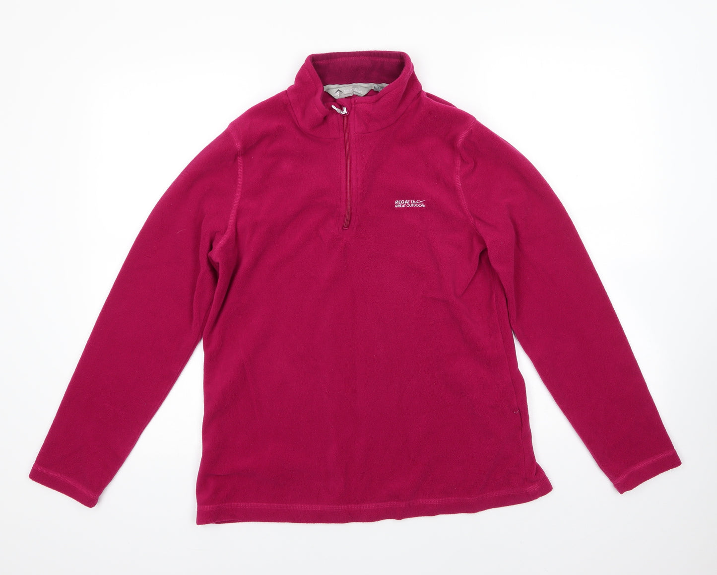 Regatta Womens Pink High Neck  Polyester Pullover Jumper Size 16