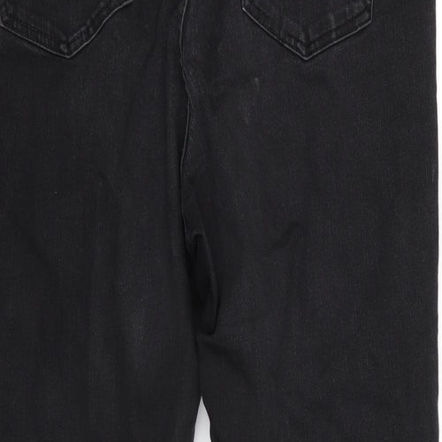 George Womens Grey  Cotton Skinny Jeans Size 18 L25 in Regular  - Short