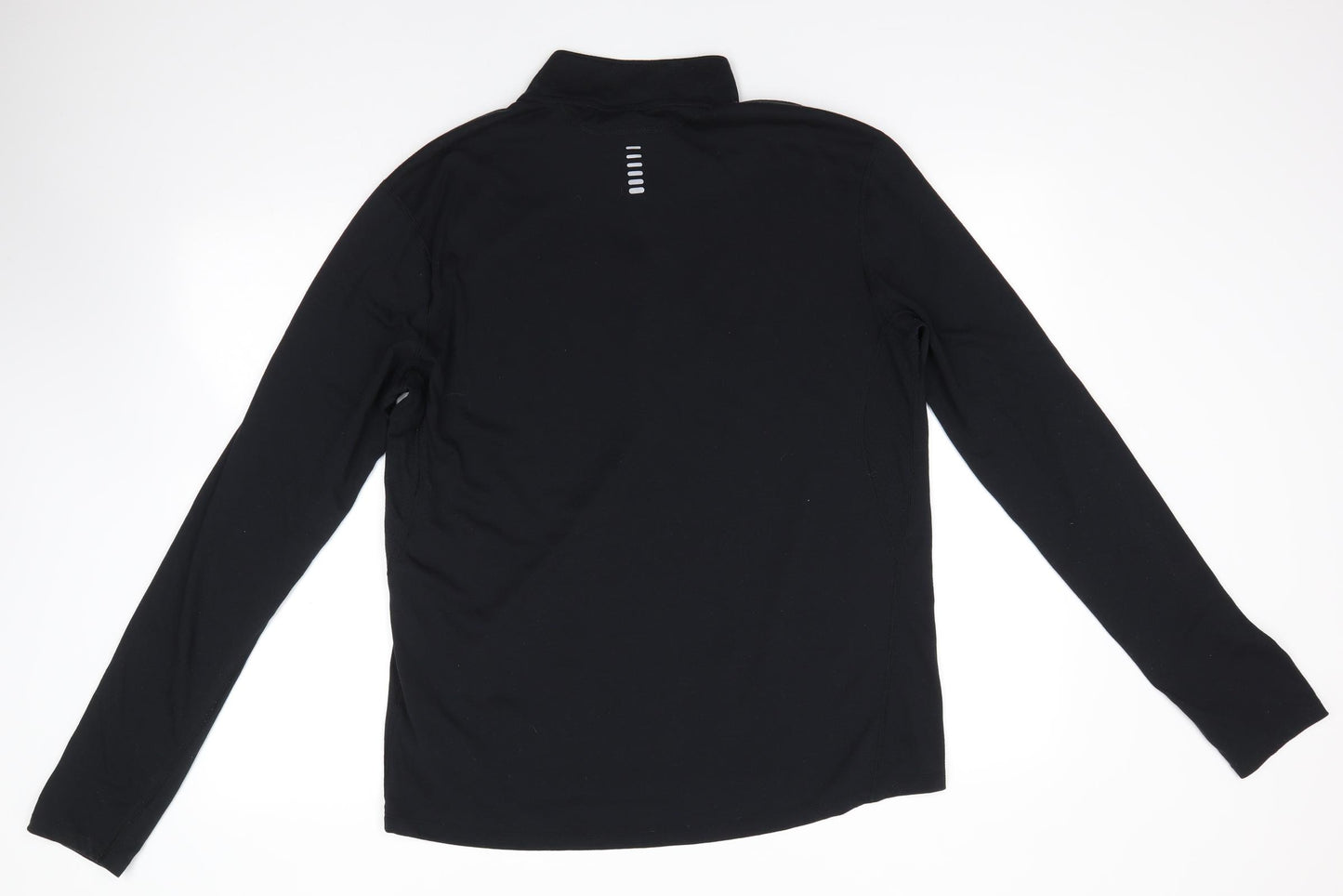 Under armour Mens Black  Polyester Basic Casual Size XL High Neck