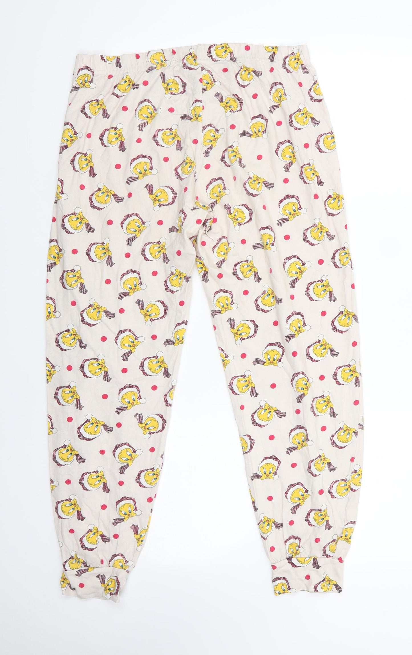 George Womens Multicoloured Solid 100% Cotton  Pyjama Pants Size 12   - Looney Tunes