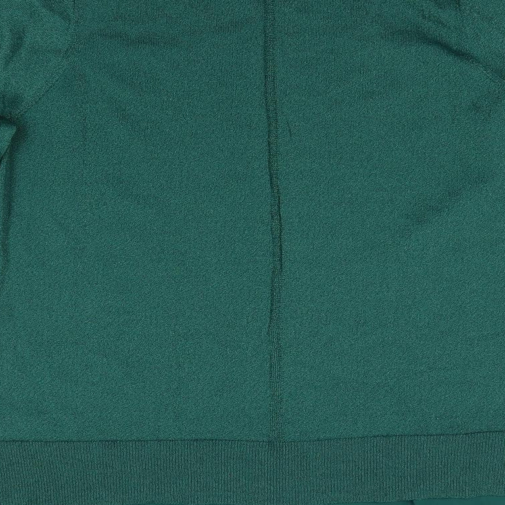 NEXT Womens Green High Neck  Viscose Pullover Jumper Size L