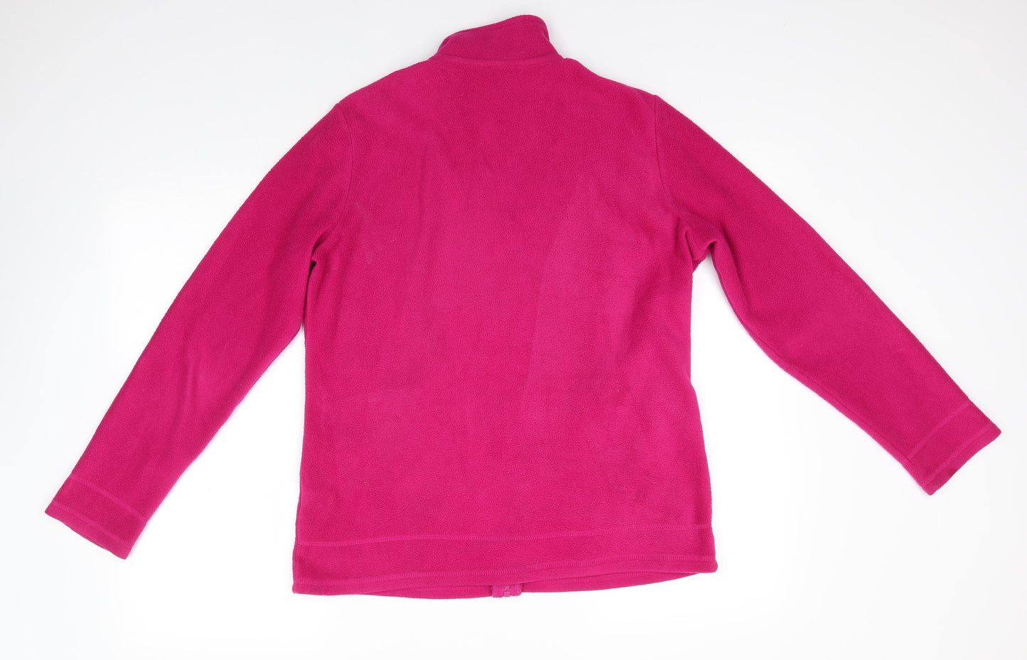 TU Womens Pink High Neck  Polyester Pullover Jumper Size 12