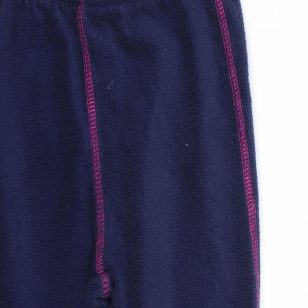 Crane Girls Blue  Polyester Jogger Trousers Size 3-4 Years  Regular