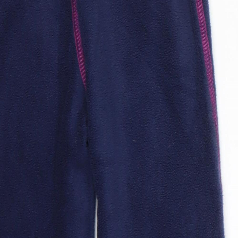 Crane Girls Blue  Polyester Jogger Trousers Size 3-4 Years  Regular