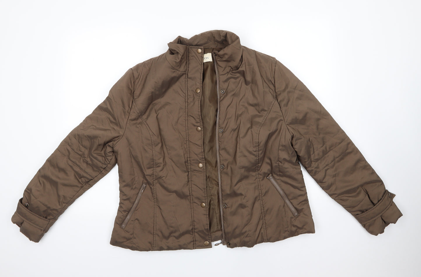 Precis Womens Brown   Jacket Coat Size 18