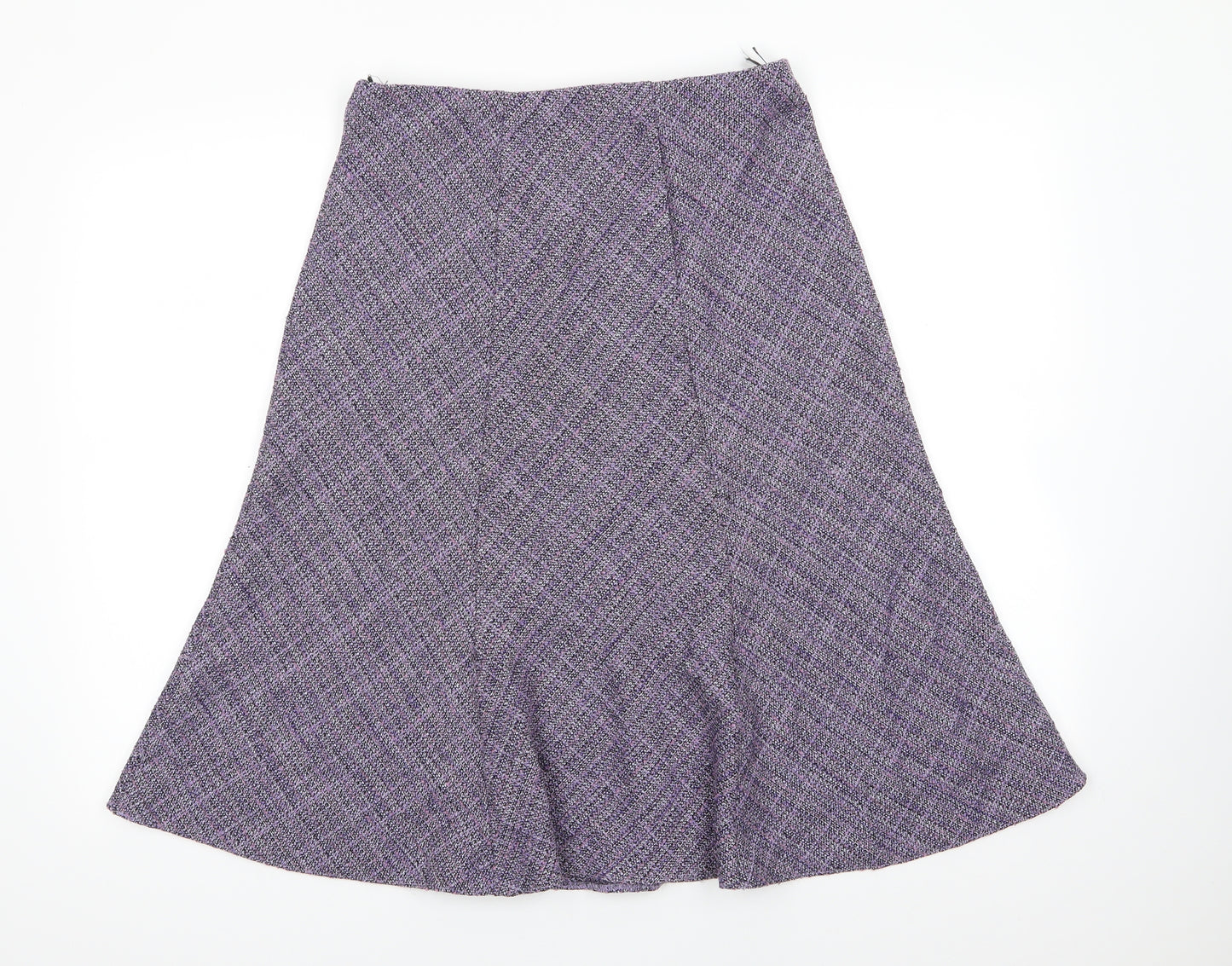 Honor Milburn Womens Purple  Polyester A-Line Skirt Size 12